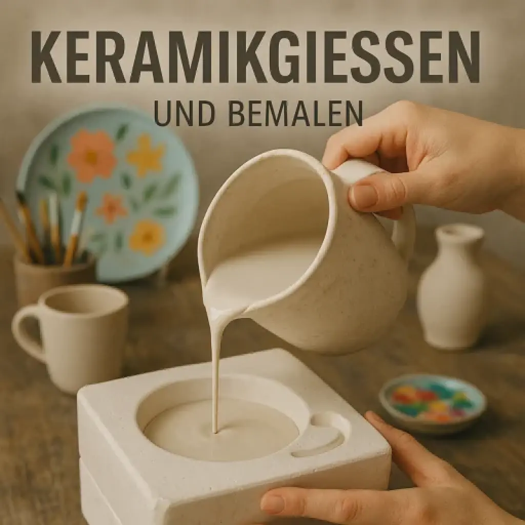 Keramikgießen & -bemalen – Kreativworkshop für Jung & Alt