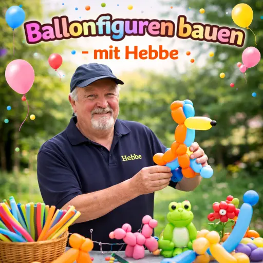 Ballonfiguren bauen – mit Hebbe